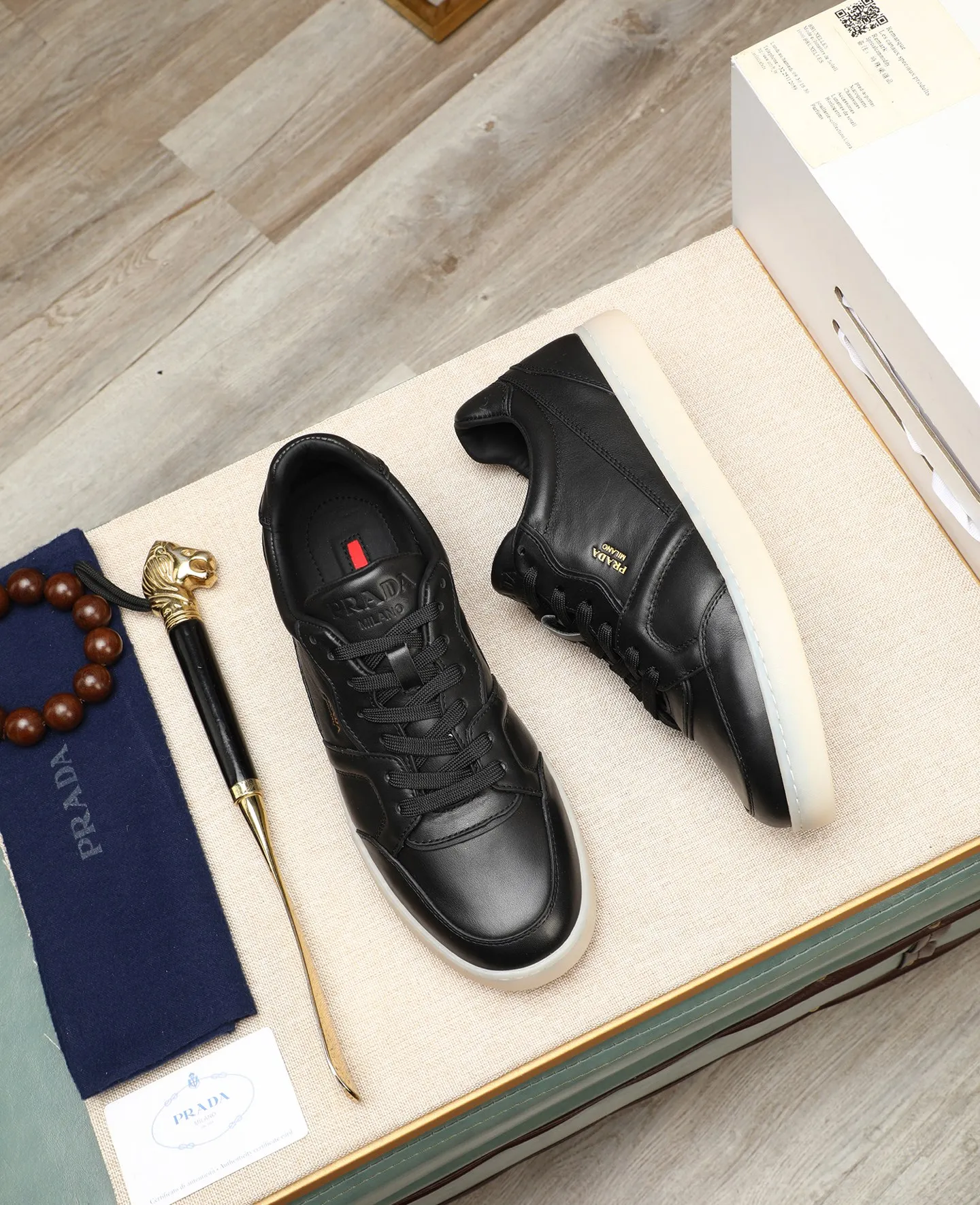 Men's shoes 💰580 🌹🌹[PRADA—Prada] 2025 latest model 🙈original replica! 👟👟👟Available here. The workmanship is top-notch. The upper is made from Italy. 🇮🇹Imported first-layer cowhide. ❗️Breathable genuine leather lining @Suitable for travel. The original version has an enlarged engraved sole, making it suitable for all kinds of travels, showing low-key luxury. Let quality speak for itself. Color: Size: 38-45
